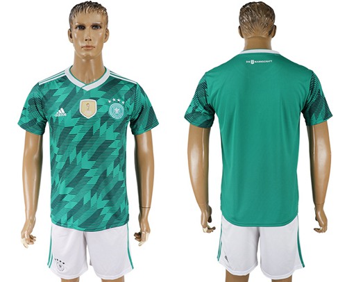 Germany Blank Away Soccer Country Jersey